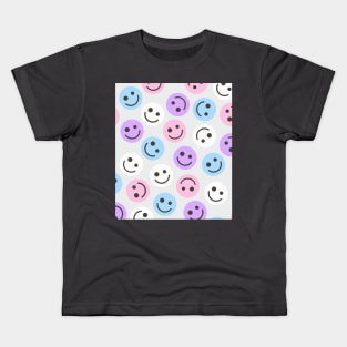 Bigender Happy Faces Kids T-Shirt